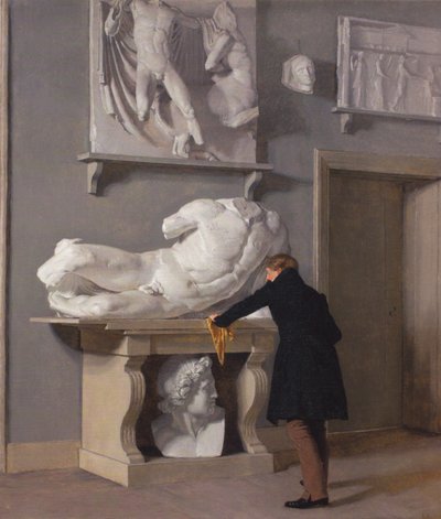 Part of the Casting Collections at Charlottenborg by Christen Schjellerup Købke